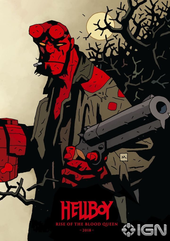 Cartaz do reboot do filme Hellboy