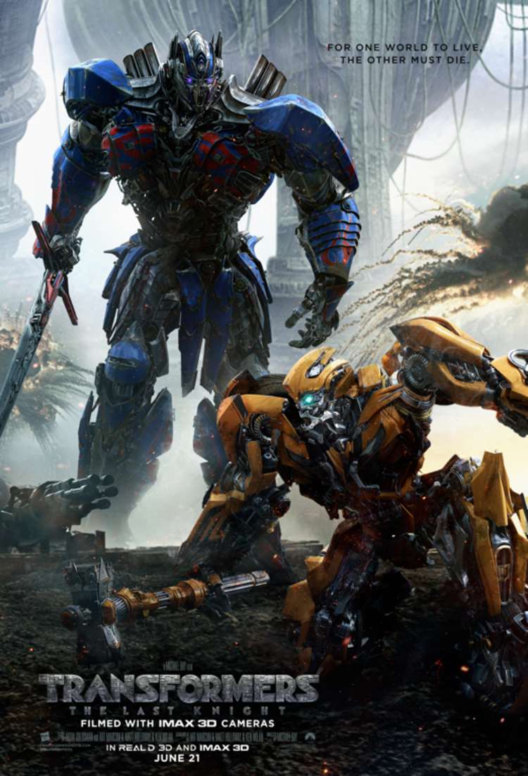 Novo Cartaz de Transformers 5-O Último Cavaleiro
