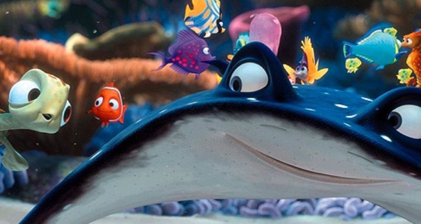 Sr.Ray Araia de Procurando Dory Sequencia de Procurando Nemo