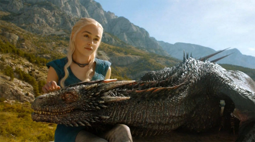 Game of Thrones Dragoes gigantes daenerys