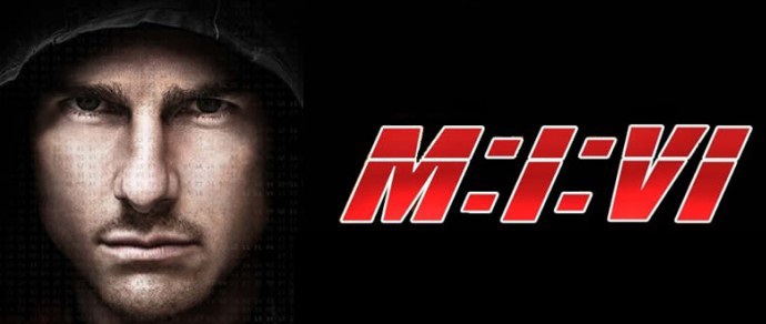 Missão Impossível 6 Logotipo com Ethan Hunt (Tom Cruise)
