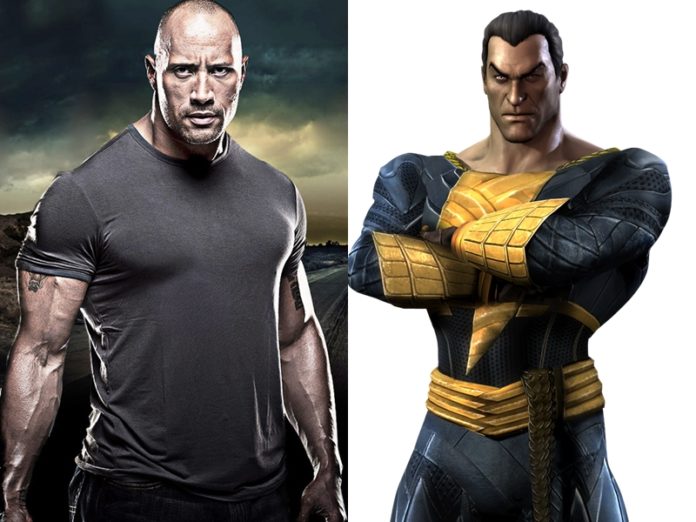 dwayne johnson adao negro shazam