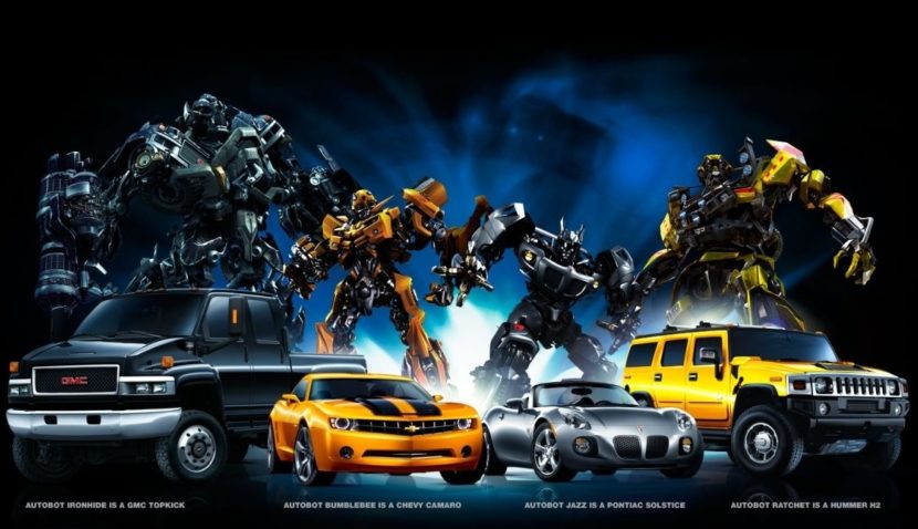 franquia filme transformers